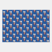 スウィートサンタクロースがイリノイを訪れる ラッピングペーパーシート (正面)