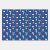 スウィートサンタクロースがウェストバージニアを訪れる ラッピングペーパーシート (正面3)