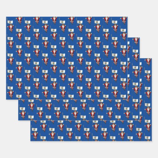 スウィートサンタクロースがウェストバージニアを訪れる ラッピングペーパーシート (セット)