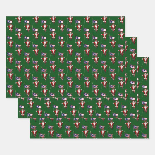 スウィートサンタクロースがオハイオを訪れる ラッピングペーパーシート (セット)