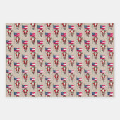 スウィートサンタクロースがグルジアを訪れる ラッピングペーパーシート (正面3)