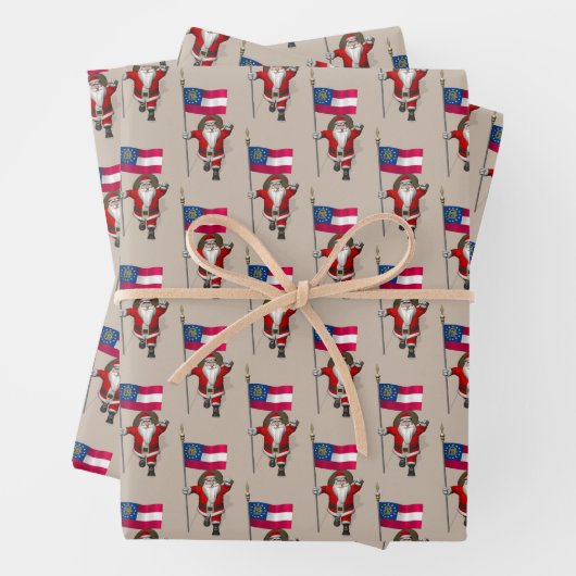 スウィートサンタクロースがグルジアを訪れる ラッピングペーパーシート (インサイチュ)
