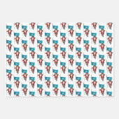 スウィートサンタクロースがサウスダコタを訪れる ラッピングペーパーシート (正面)