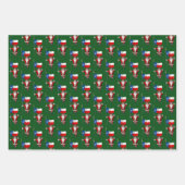 スウィートサンタクロースがテキサス州を訪れる ラッピングペーパーシート (正面3)