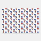 スウィートサンタクロースがバージニア州を訪れる ラッピングペーパーシート (正面2)