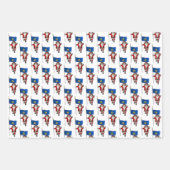 スウィートサンタクロースがバーモントを訪れる ラッピングペーパーシート (正面3)