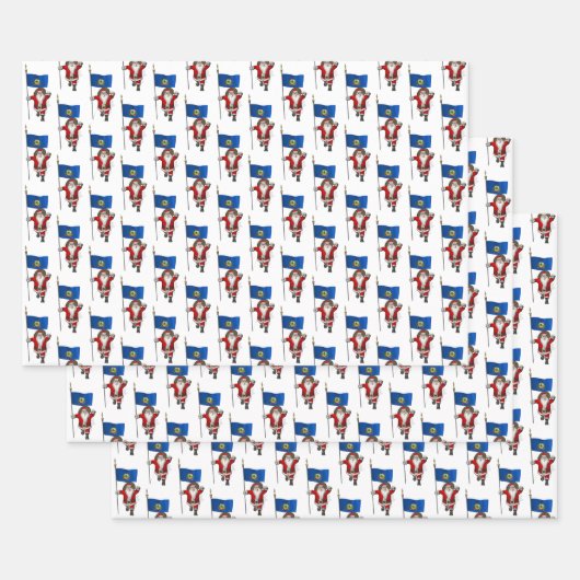 スウィートサンタクロースがバーモントを訪れる ラッピングペーパーシート (セット)