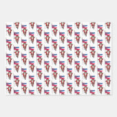 スウィートサンタクロースがミシシッピを訪れる ラッピングペーパーシート (正面2)