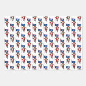 スウィートサンタクロースがワイオミングを訪れる ラッピングペーパーシート (正面3)