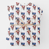 スウィートサンタクロースがワイオミングを訪れる ラッピングペーパーシート (インサイチュ)