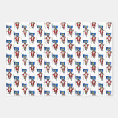 スウィートサンタクロース訪問州ニューヨーク ラッピングペーパーシート (正面2)