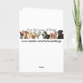 スウィートシェットランド・ シープドッグクリスマスカード シーズンカード (裏面)