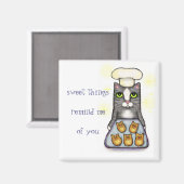 スウィートシェフキャットベーキング マグネット (正面/裏面)