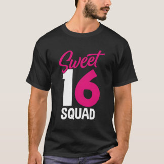スウィートシクン分隊の両親16thスウィート16 tシャツ