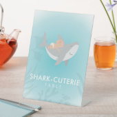 スウィートシャークベビービュッフェテーブルテントサイン 台座サイン (インサイチュ)