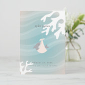 スウィートシャークベビーフラットアナウンスメントカード 案内状 (スタンド正面)