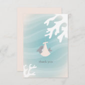 スウィートシャークベビー サンキューカード (正面/裏面)