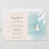 スウィートシャークベビー 招待状 (正面)