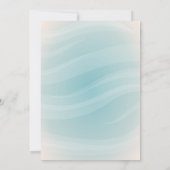 スウィートシャークベビー 招待状 (裏面)