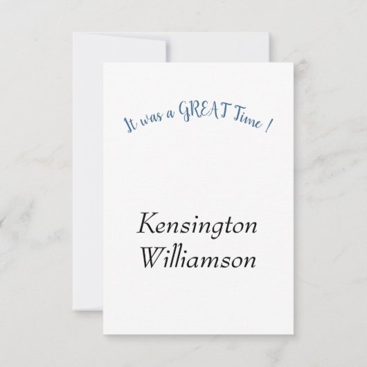 スウィートシュナウザーありがとう サンキューカード (裏面)