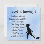 スウィートシルエットボーイズ4th誕生日パーティー 招待状 (裏面)