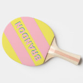 スウィートシーはっきりしたキスストライプの（名前） 卓球ラケット (横)