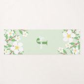 スウィートジャジーミンフローラモノグラム ヨガマット (正面(横))