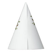 スウィートジャングルサファリアニマル1st誕生日パーティー パーティーハット (裏面)