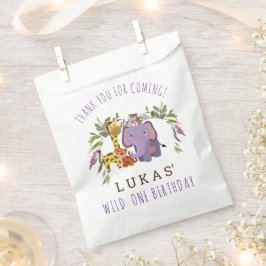 スウィートジャングルサファリアニマル1st誕生日パーティー フェイバーバッグ
