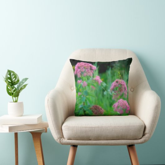 スウィートジョーピーウィードワイルドフラワー クッション (椅子)