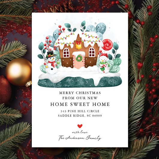 スウィートジンジャーブレッドハウスモーニングアナウンス 案内状