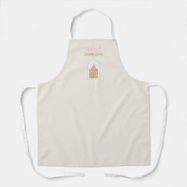 スウィートジンジャーブレッ飾ドハウスのパーティーエプロン エプロン