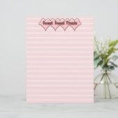 スウィートスイートトリートレシピ紙 (スタンド正面)