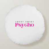 「スウィートスウィートサイコ」デザイン ラウンドクッション (裏面)
