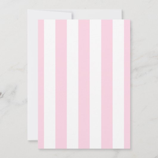 スウィートスクープベビー振りかけるキャンディショップ誕生日 招待状 (裏面)