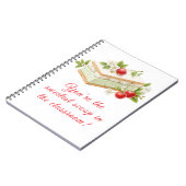 スウィートスクープ先生ギフト – 新学期 ノートブック (左側)