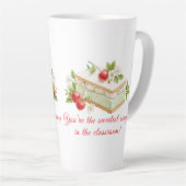 スウィートスクープ先生マグカップ – 新学期ギフト カフェラテマグ (右アングル)