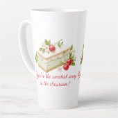 スウィートスクープ先生マグカップ – 新学期ギフト カフェラテマグ (左アングル)