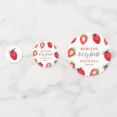 スウィートストロベリーファースト1歳の誕生日 コンフェッティ (正面)