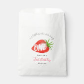 スウィートストロベリーファースト1歳の誕生日 フェイバーバッグ (正面)