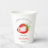 スウィートストロベリーファースト1歳の誕生日 紙コップ (正面)