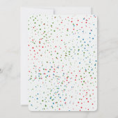 スウィートストロベリーベリー ファースト 1歳の誕生日 招待状 (裏面)