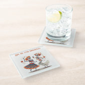 スウィートスピリットカスタムダンス ガラスコースター (アングル)