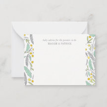 スウィートスプリグ男女兼用の親アドバイスカード