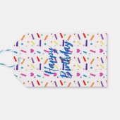 スウィートスプリンクルバースデーパーティーテーマ ギフトタグ (裏面横)