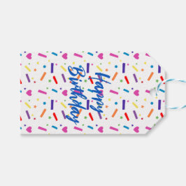 スウィートスプリンクルバースデーパーティーテーマ ギフトタグ