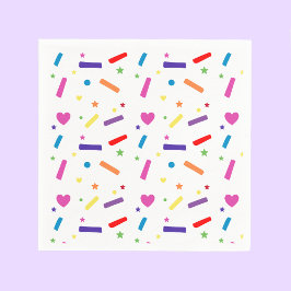 スウィートスプリンクルバースデーパーティーテーマ スタンダードカクテルナプキン