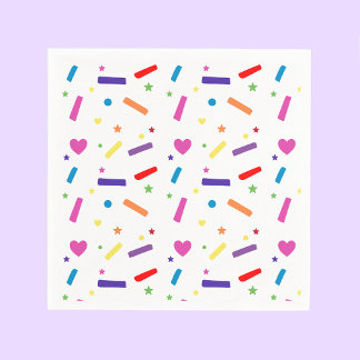 スウィートスプリンクルバースデーパーティーテーマ スタンダードカクテルナプキン