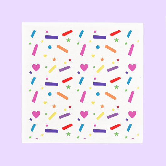 スウィートスプリンクルバースデーパーティーテーマ スタンダードカクテルナプキン