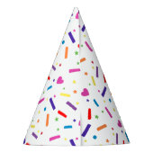 スウィートスプリンクルバースデーパーティーテーマ パーティーハット (裏面)